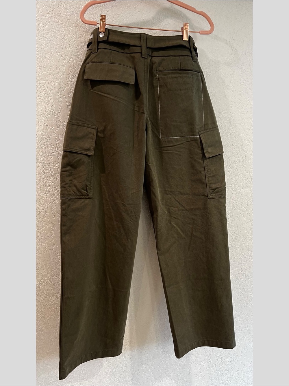 🔥 NWT GAP x Victoria Beckham High Rise Cargo Pants - size 8 - Picture 6 of 8